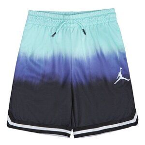 Nike Boys Jordan Brand Ombre Mesh Shorts 95B527-023 Black Purple Green Size S